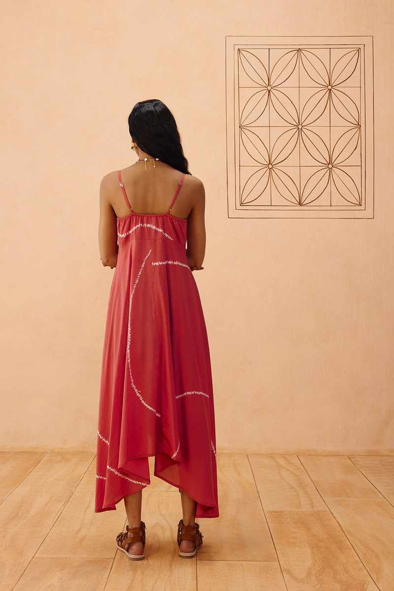 Rosy Sea Lyocell Dress lyocell dress by SUI in terra for women Worldwide