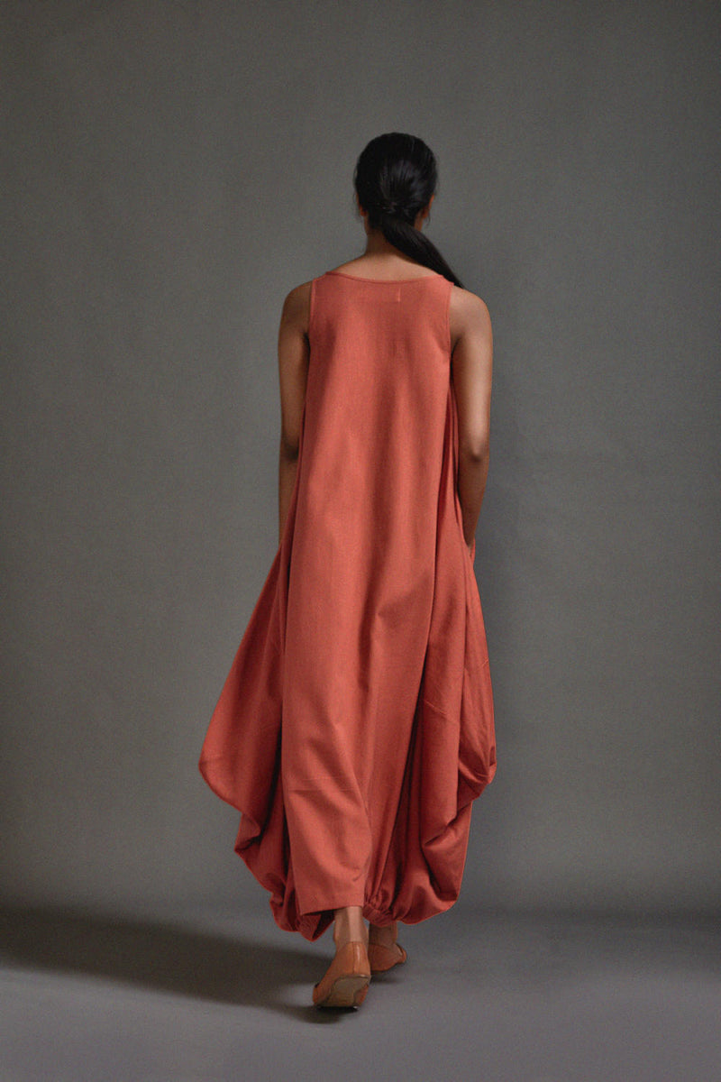 Rust New Vari Aakar cotton by Mati in rust color for women Worldwide