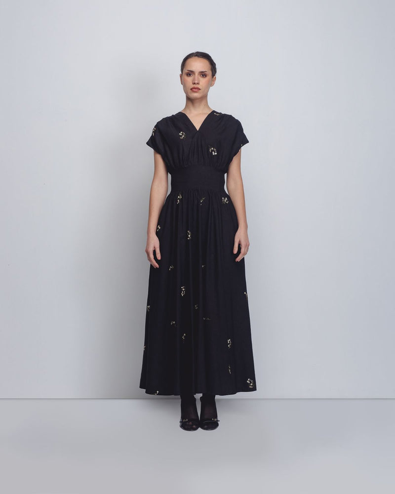 Sae Dress - Black by Leh Studios in black color for women Worldwide