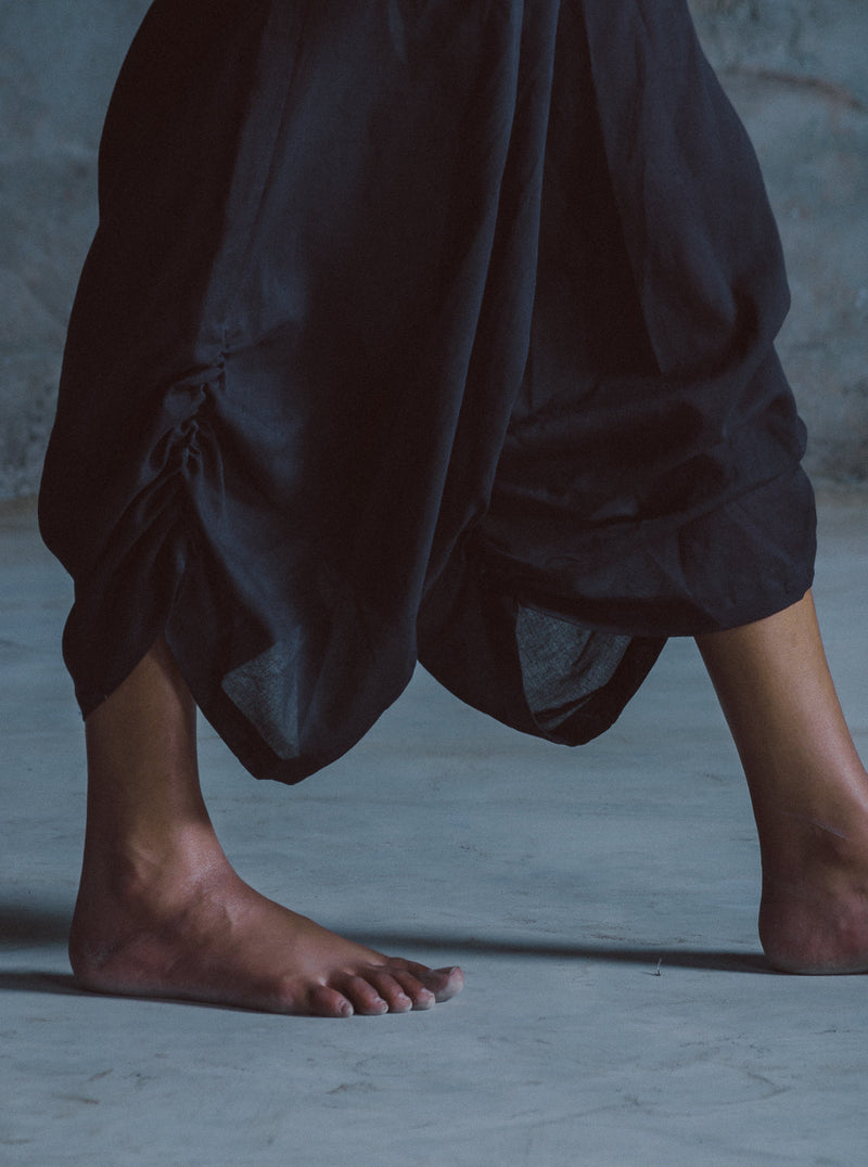 SAMA LOUNGE SET 100% cotton by Ituvana in black color for women Worldwide