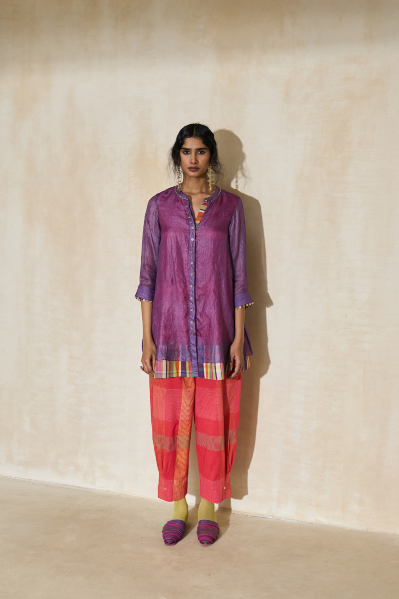 Sam Set cotton by SWATTI KAPOOR in multi color for women Worldwide