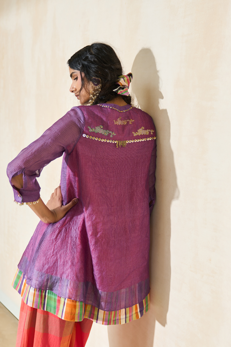 Sam Set cotton by SWATTI KAPOOR in multi color for women Worldwide