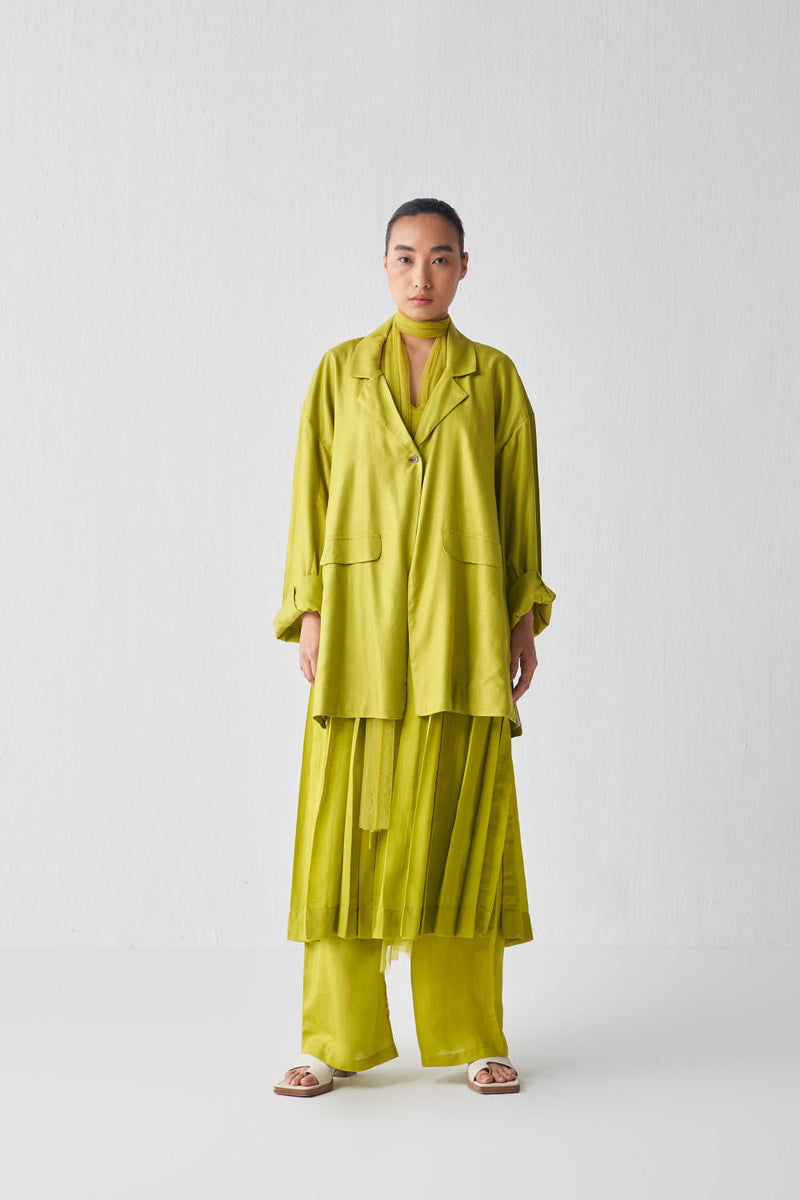 WIDE SLEEVE JACKET CO-ORD (SET OF 3) Co-ord Set by THREE for women Worldwide