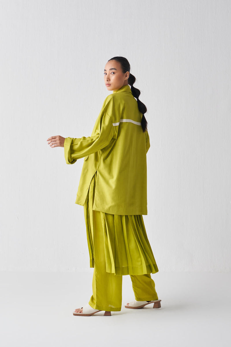 WIDE SLEEVE JACKET CO-ORD (SET OF 3) Co-ord Set by THREE for women Worldwide