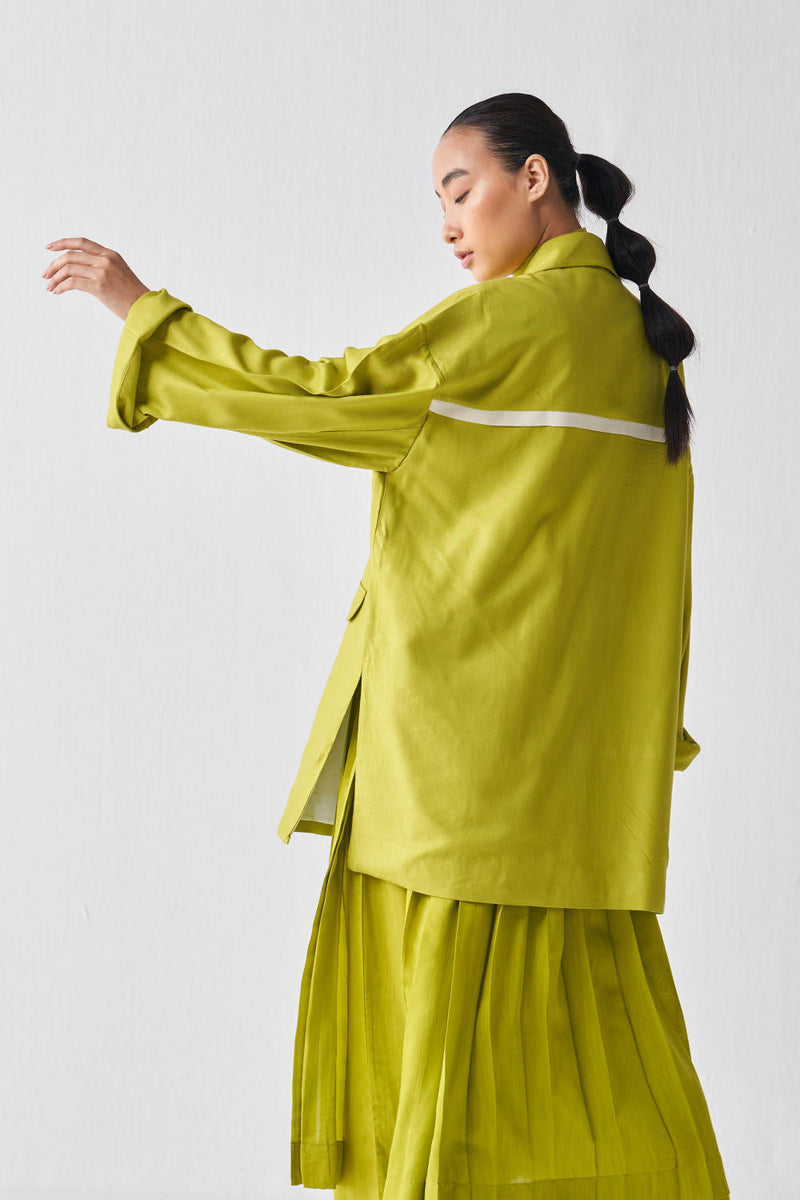 WIDE SLEEVE JACKET CO-ORD (SET OF 3) Co-ord Set by THREE for women Worldwide