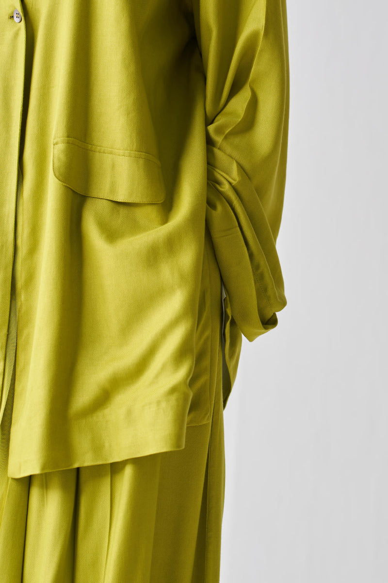 WIDE SLEEVE JACKET CO-ORD-LIME Co-ord Set,Jackets & Overlays,Bottoms by THREE for women Worldwide