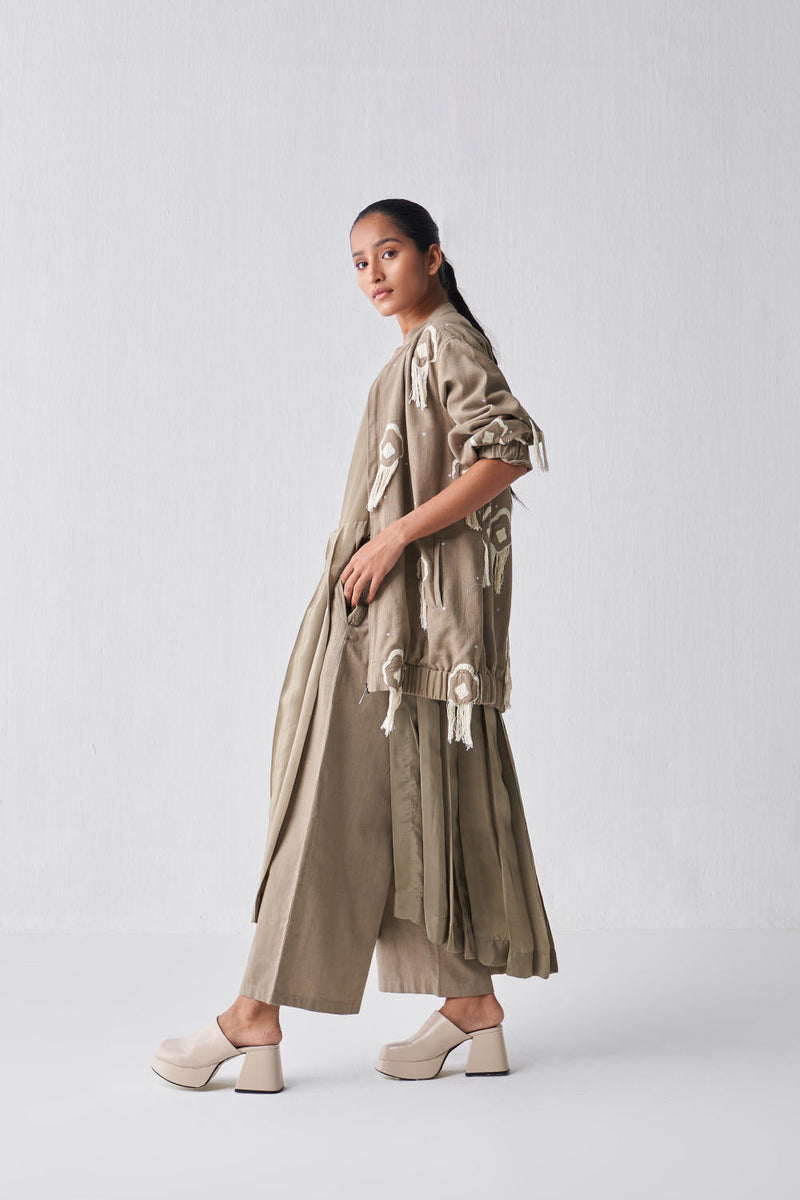 FRINGE BOMBER JACKET CO-ORD Co-ord Set by THREE for women Worldwide