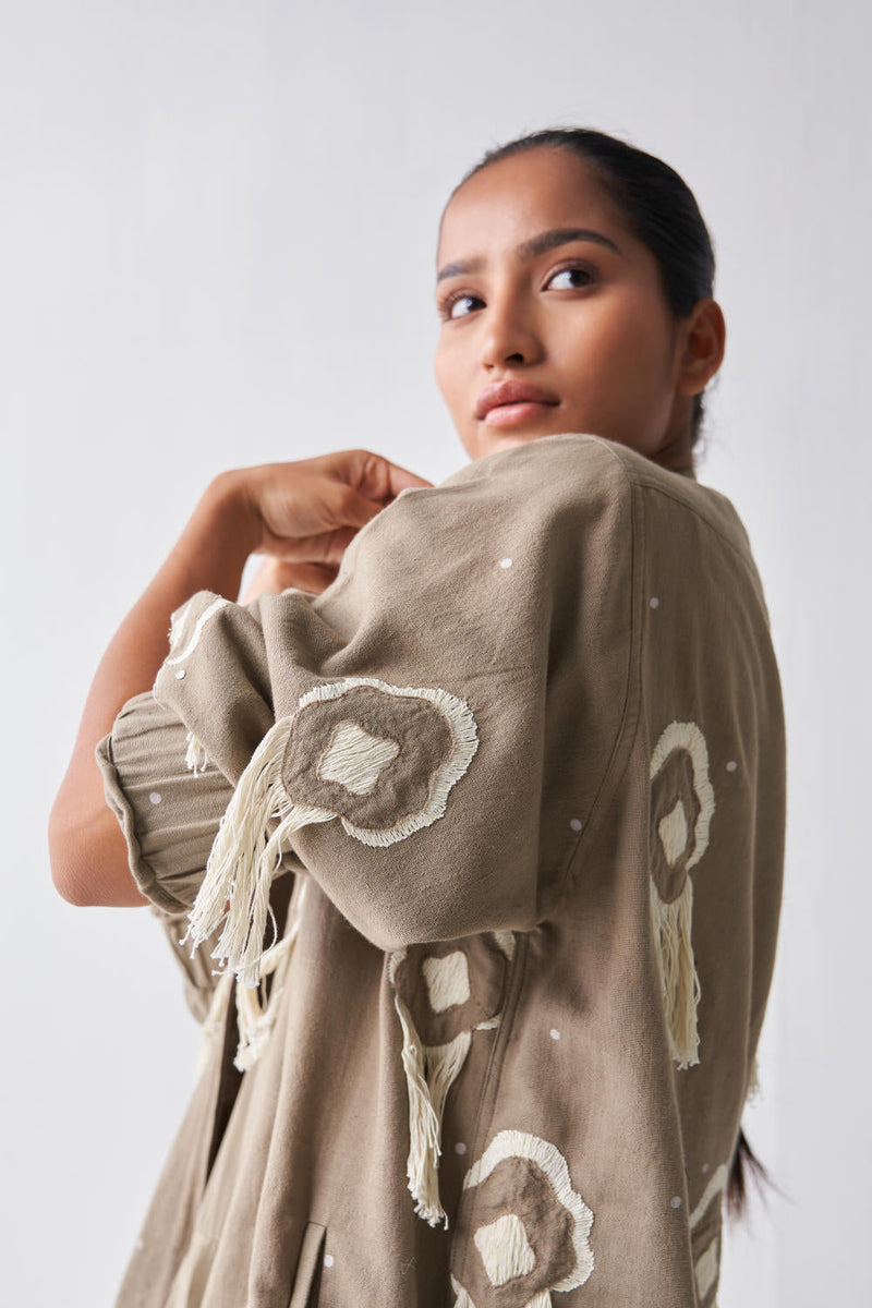 FRINGE BOMBER JACKET CO-ORD Co-ord Set by THREE for women Worldwide