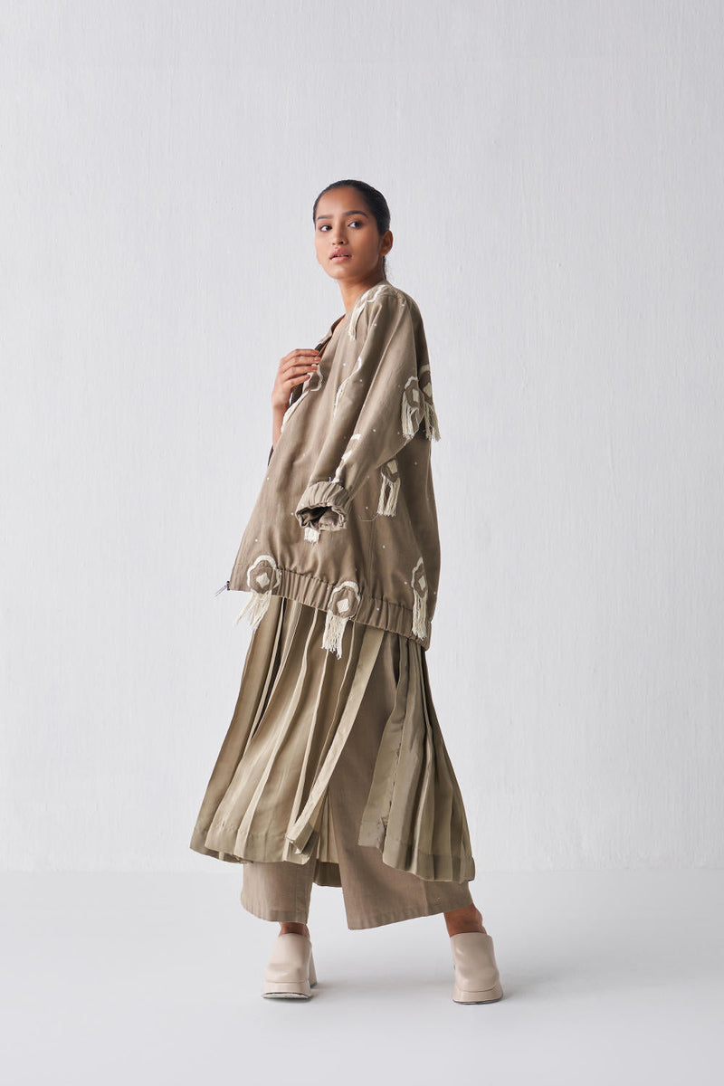 FRINGE BOMBER JACKET CO-ORD Co-ord Set by THREE for women Worldwide