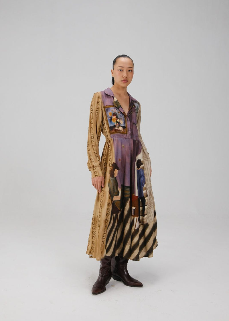SHIRT DRESS-Living Room cotton by CORD for women Worldwide