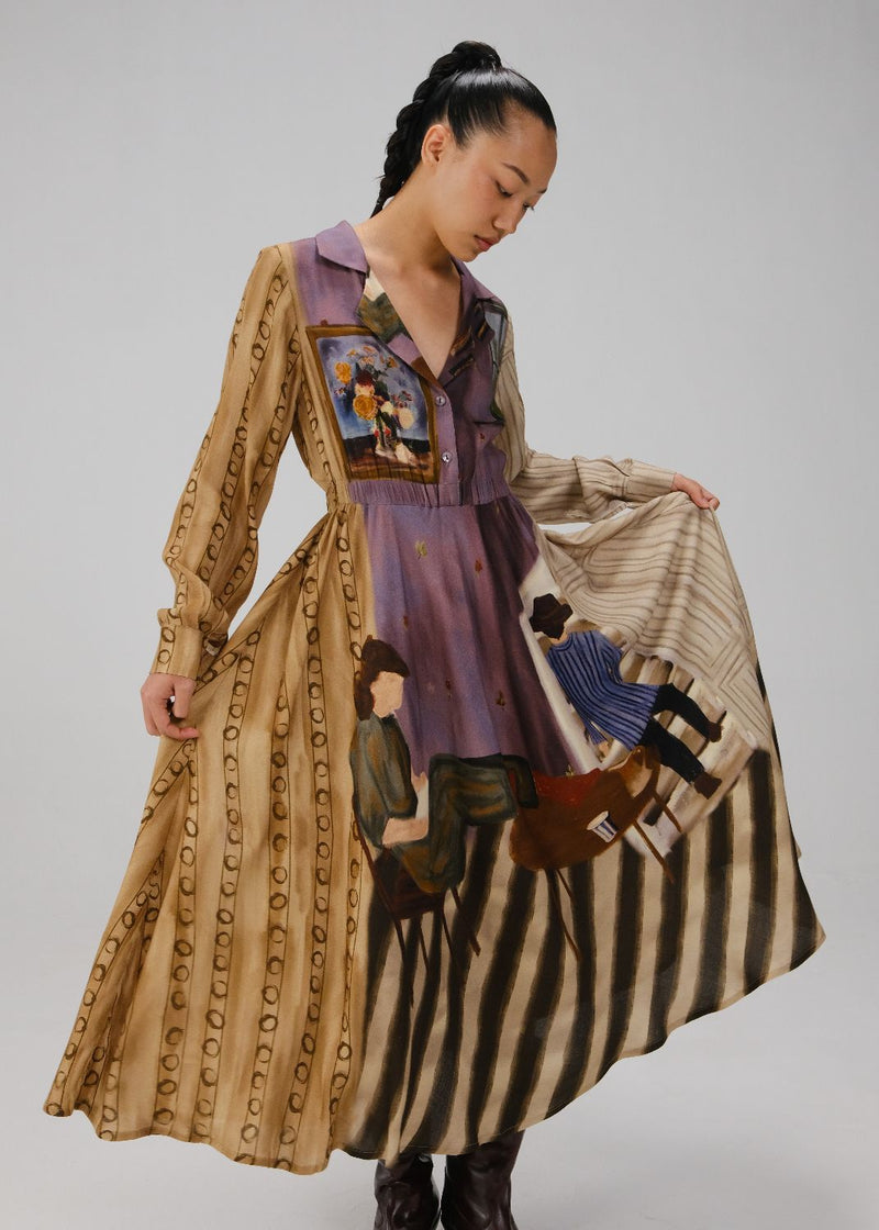 SHIRT DRESS-Living Room cotton by CORD for women Worldwide