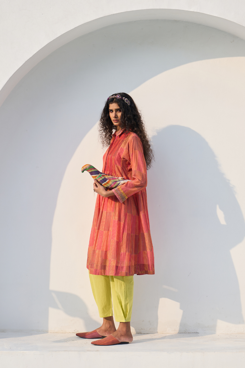 Sia Set cotton by SWATTI KAPOOR in multi color for women Worldwide