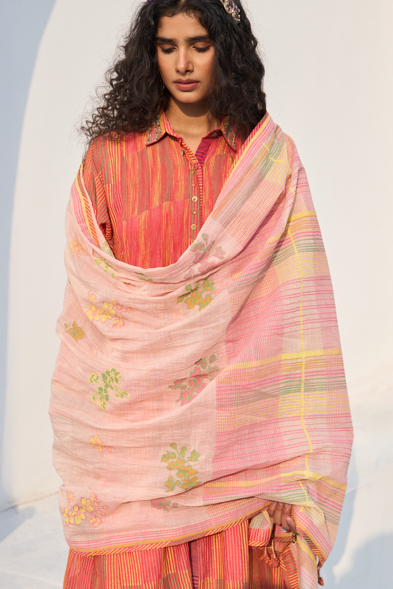 Sia Set cotton by SWATTI KAPOOR in multi color for women Worldwide