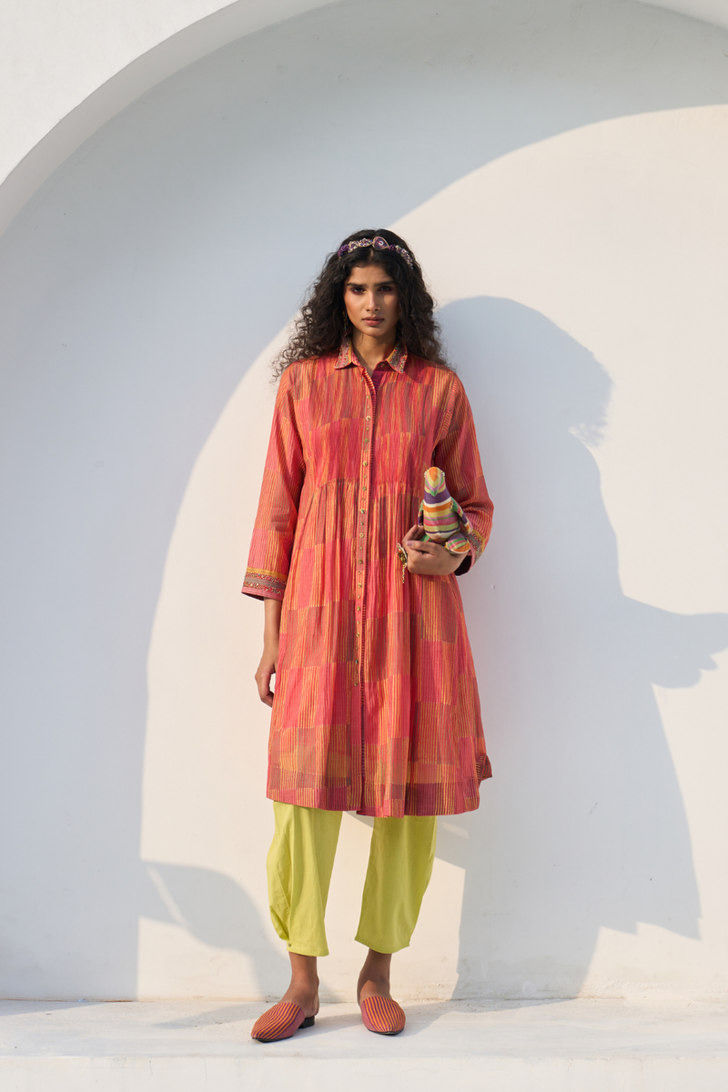 Sia Set cotton by SWATTI KAPOOR in multi color for women Worldwide