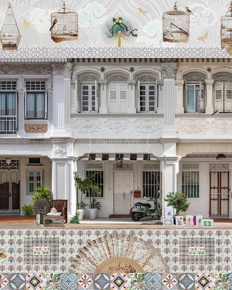 Singapore Shophouses In Heritage Neutrals