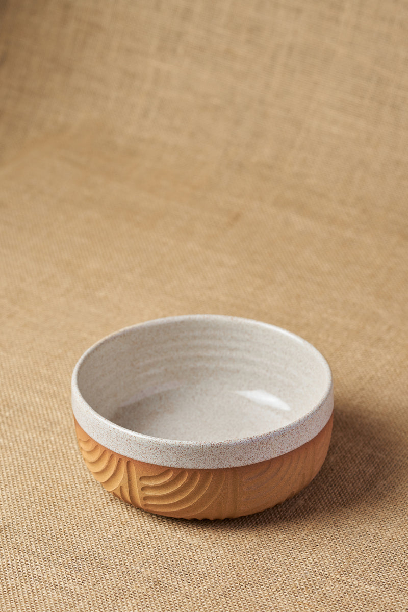 Gata Loop Medium Serving Bowl-Two Tone
