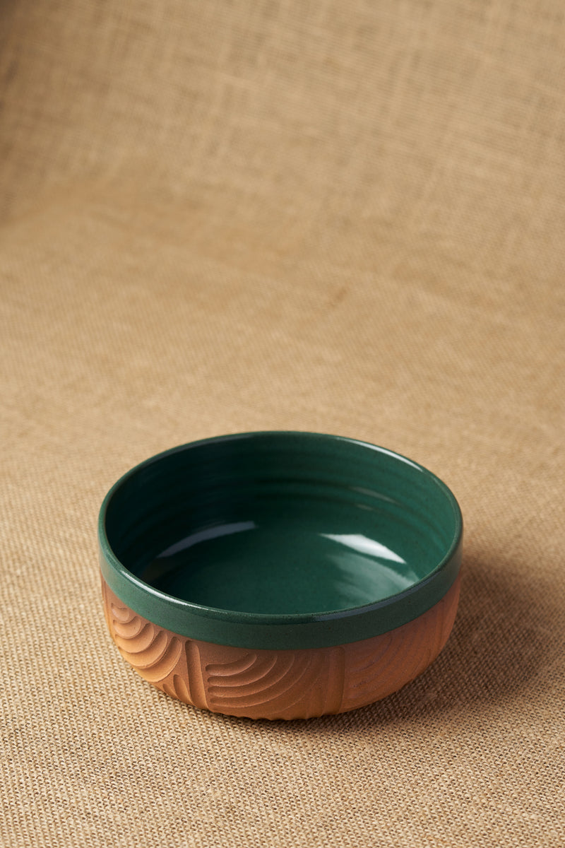 Gata Loop Medium Serving Bowl-Two Tone
