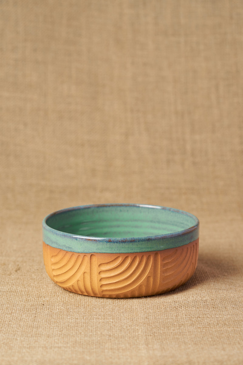 Gata Loop Medium Serving Bowl-Two Tone