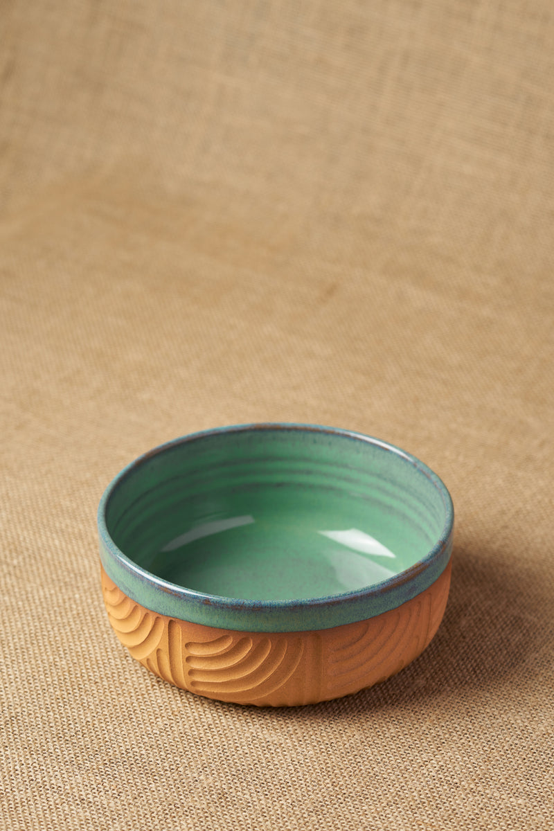 Gata Loop Medium Serving Bowl-Two Tone