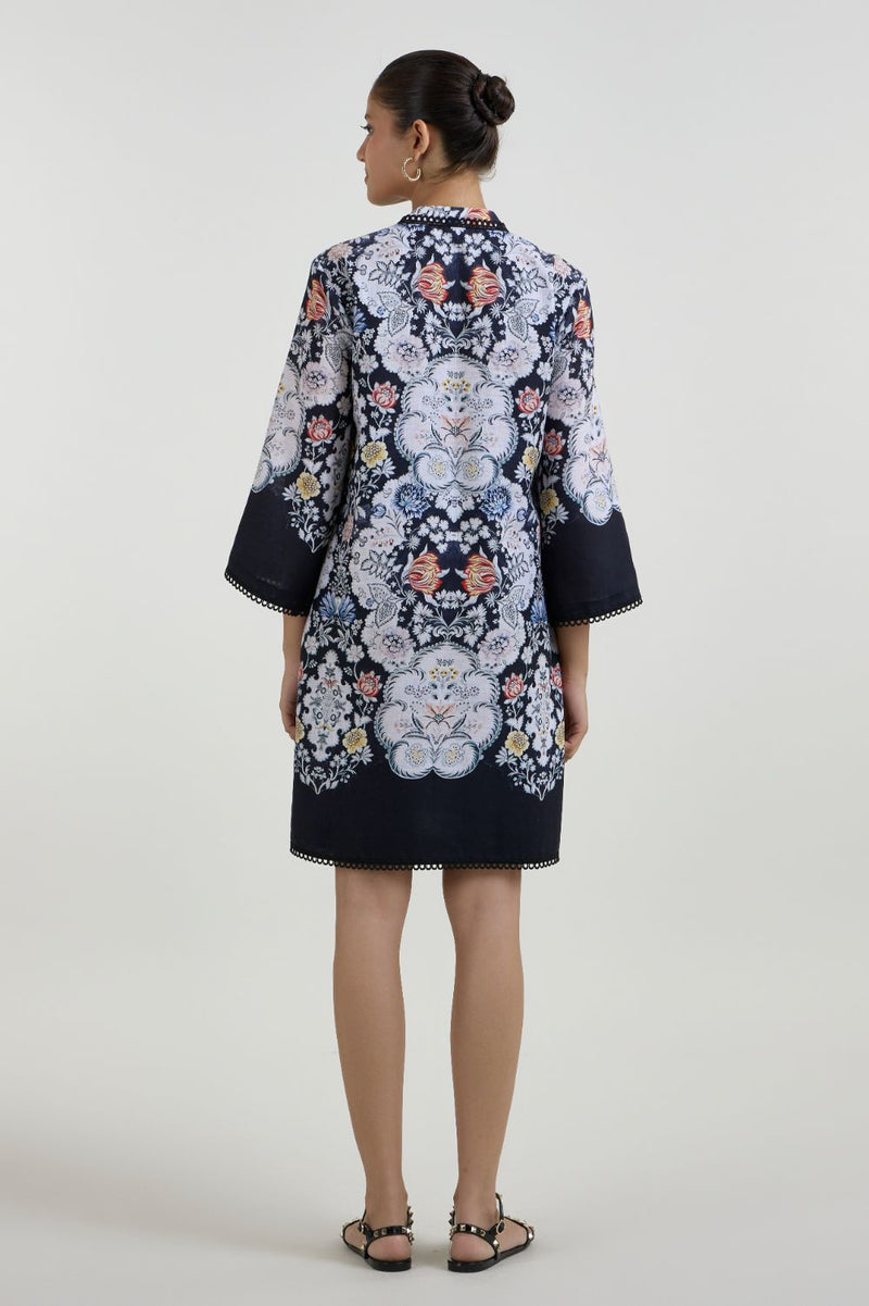 Valerie Shift Dress linen dress by SOBARIKO for women Worldwide