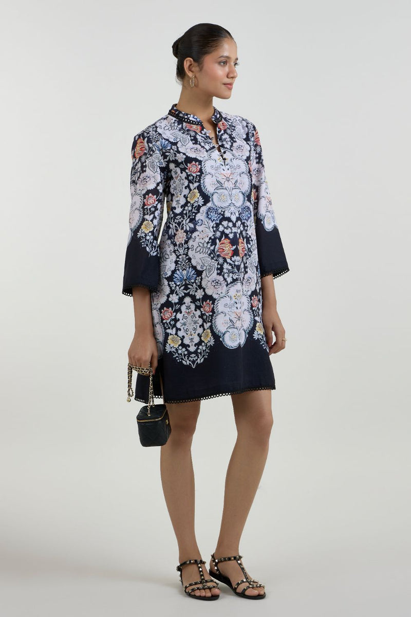 Valerie Shift Dress linen dress by SOBARIKO for women Worldwide
