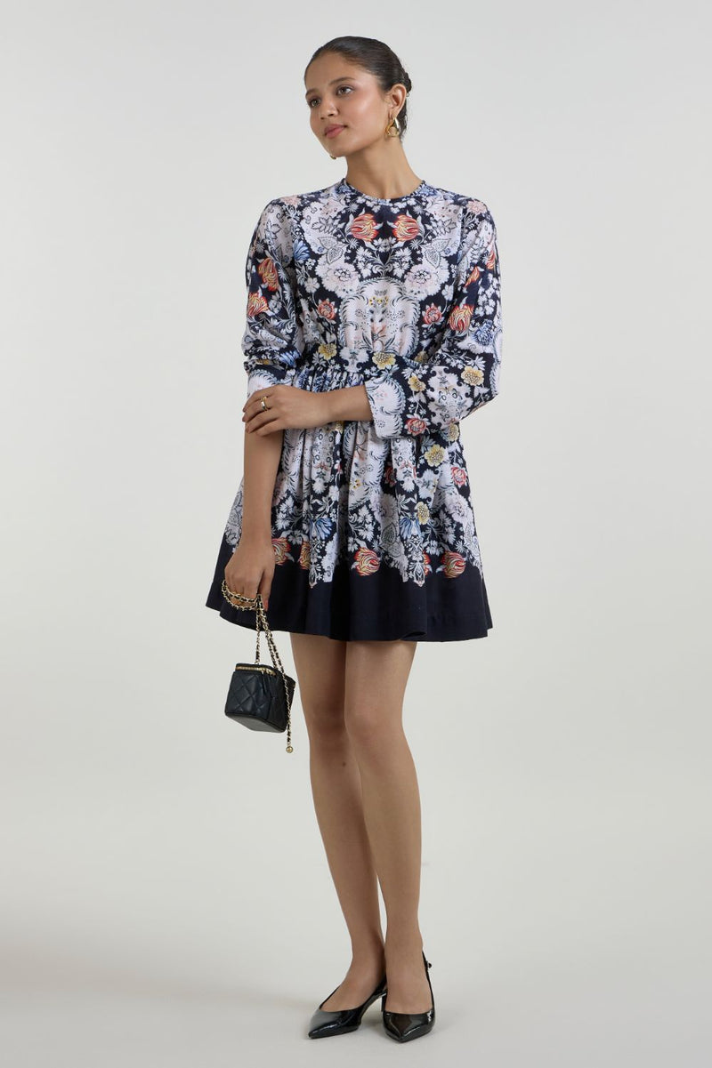 Valerie Mini Dress linen dress by SOBARIKO for women Worldwide