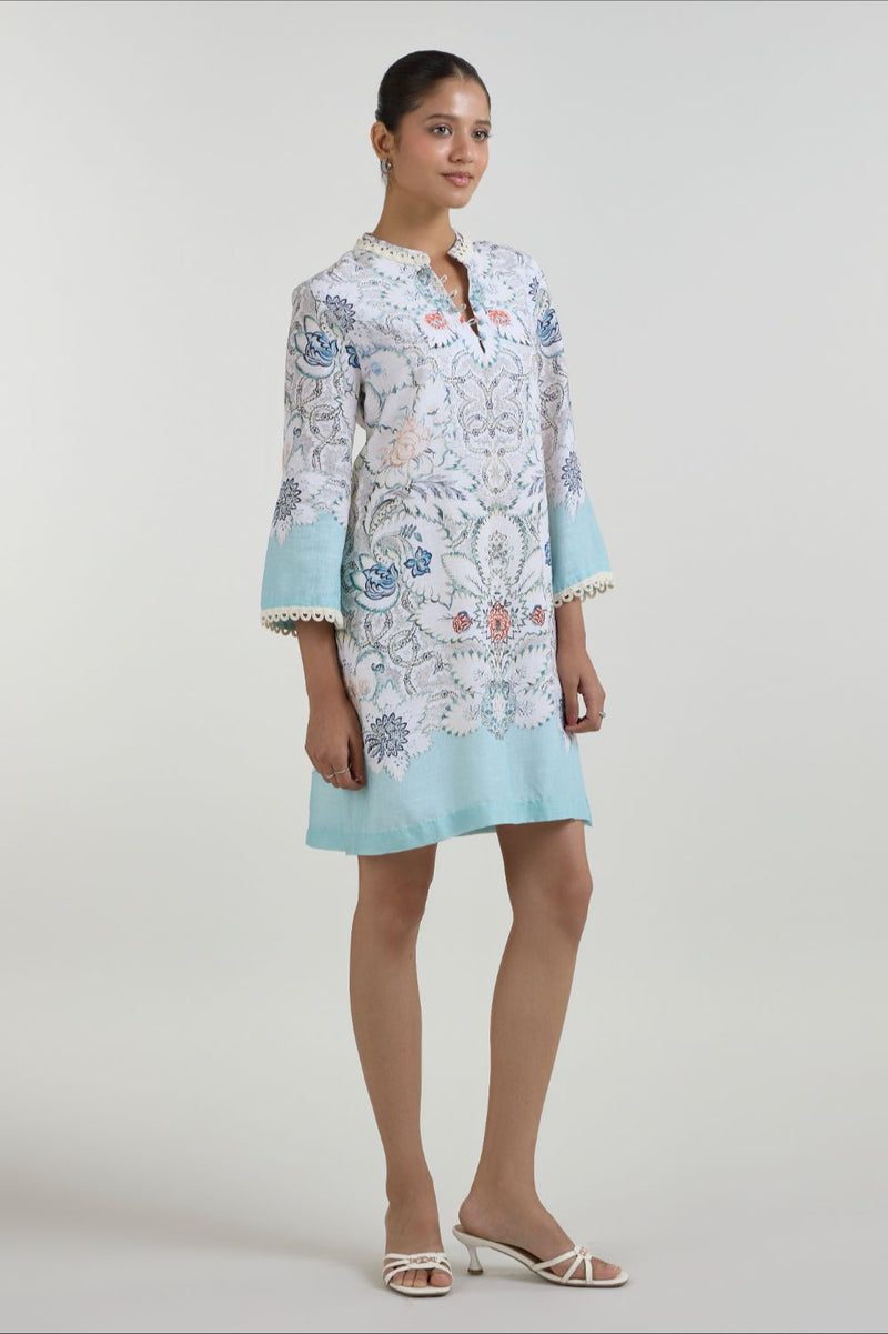 Tyla Shift Dress linen dress by SOBARIKO for women Worldwide