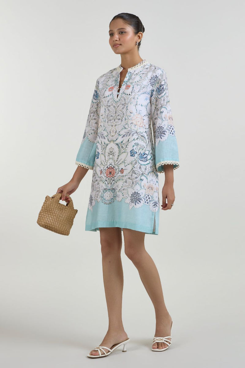 Tyla Shift Dress linen dress by SOBARIKO for women Worldwide