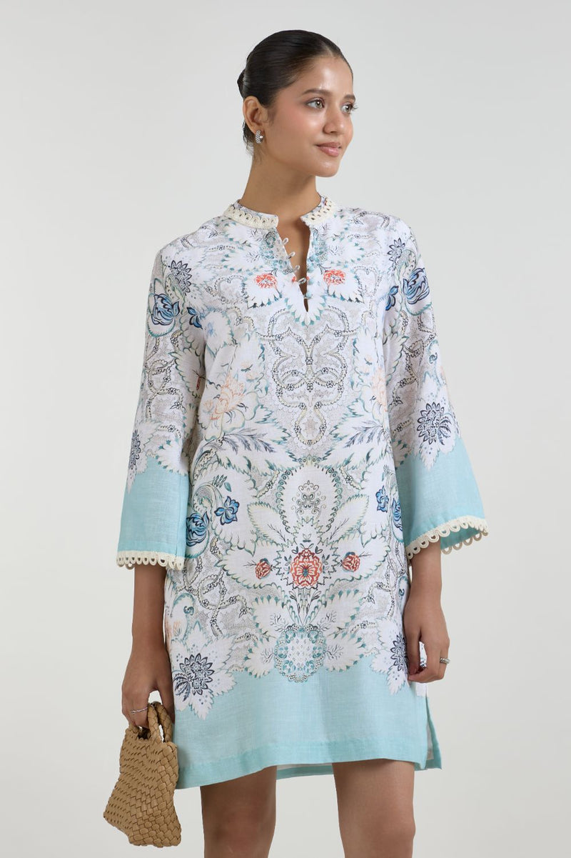 Tyla Shift Dress linen dress by SOBARIKO for women Worldwide