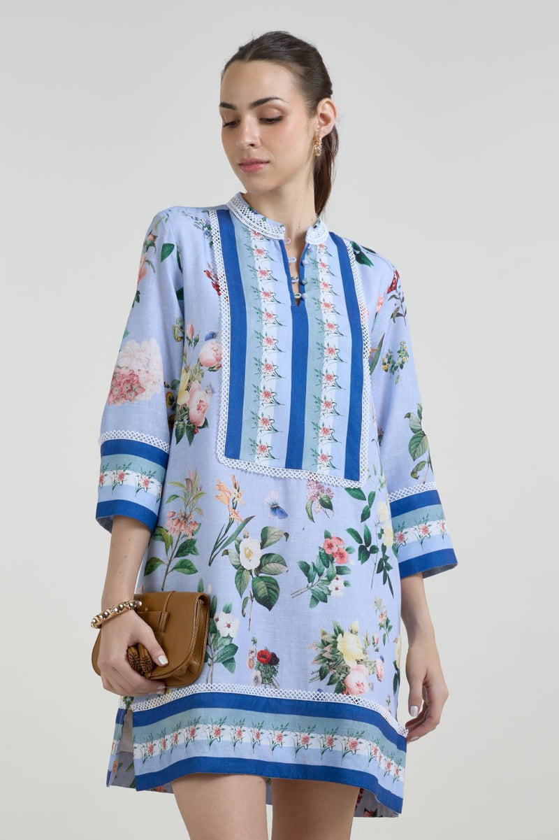 Blaire Shift Dress linen dress by SOBARIKO for women Worldwide