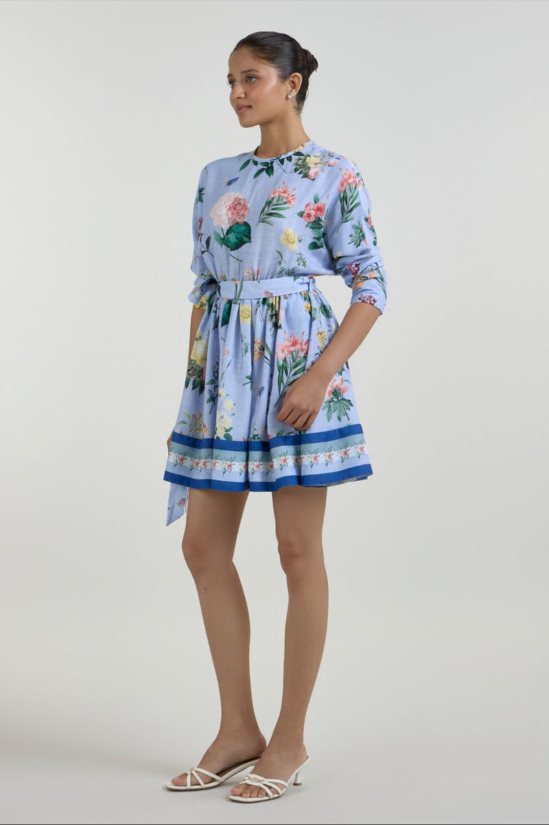 Blaire Mini Dress linen dress by SOBARIKO for women Worldwide