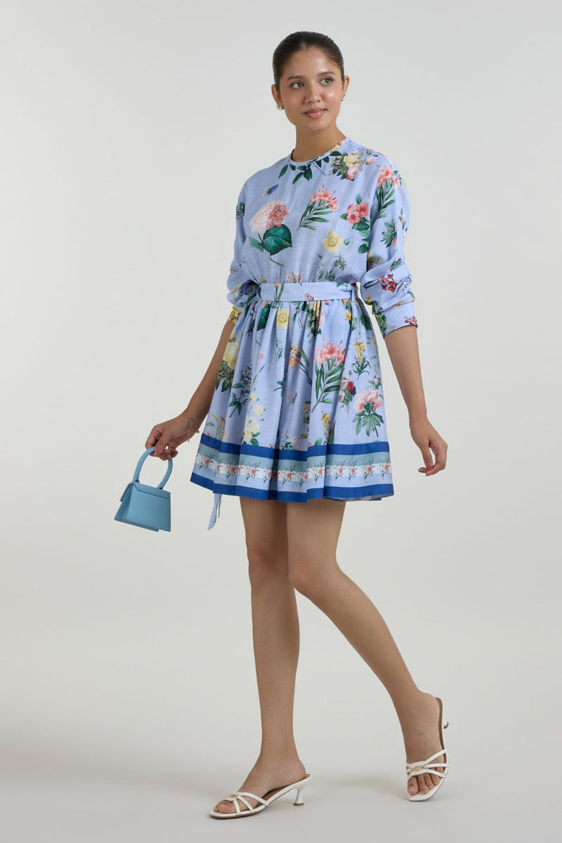 Blaire Mini Dress linen dress by SOBARIKO for women Worldwide
