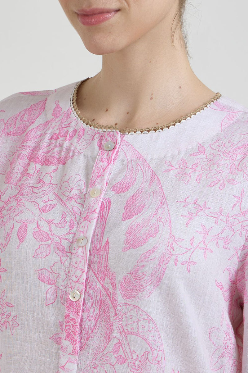 Rosia Kurta Set linen co-ord set by SOBARIKO for women Worldwide