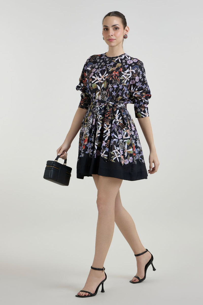 Eliza Mini Dress linen dress by SOBARIKO for women Worldwide