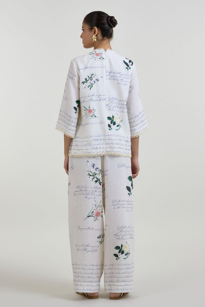 Poetry Tunic Set linen co-ord set by SOBARIKO for women Worldwide