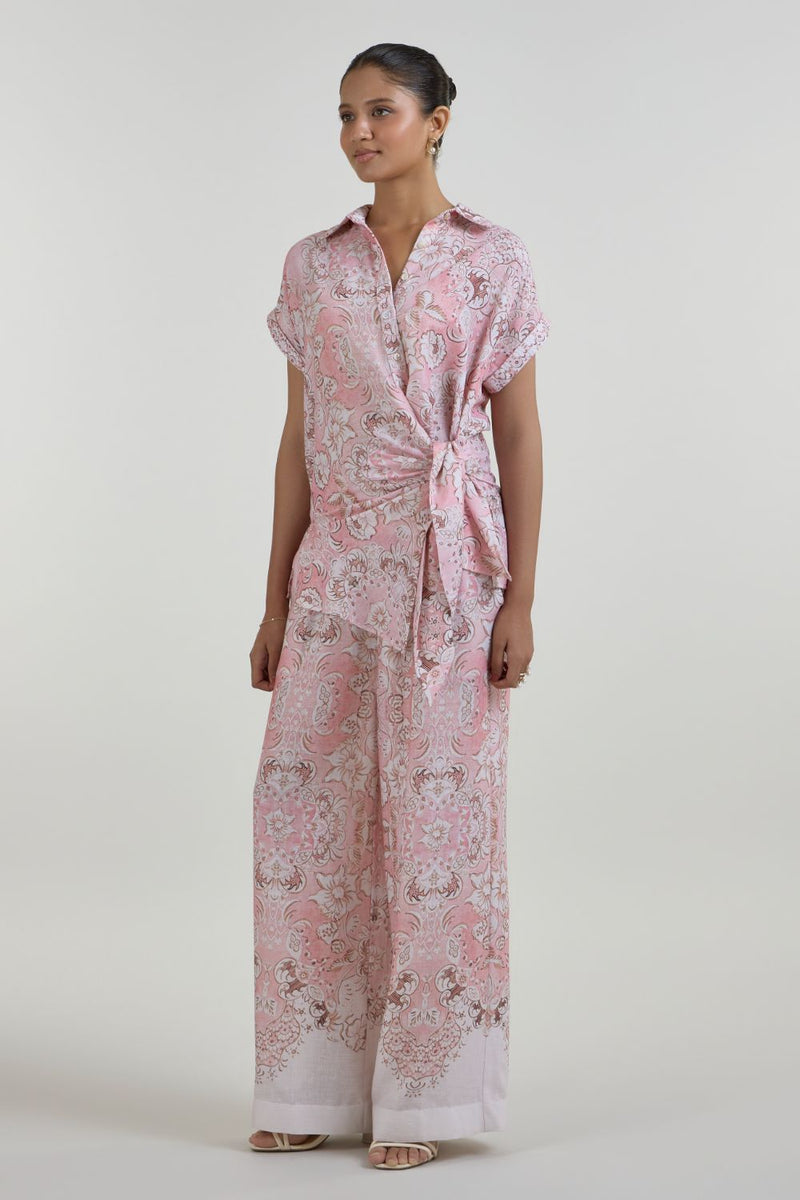Anna Twist Co-ord linen co-ord set by SOBARIKO for women Worldwide