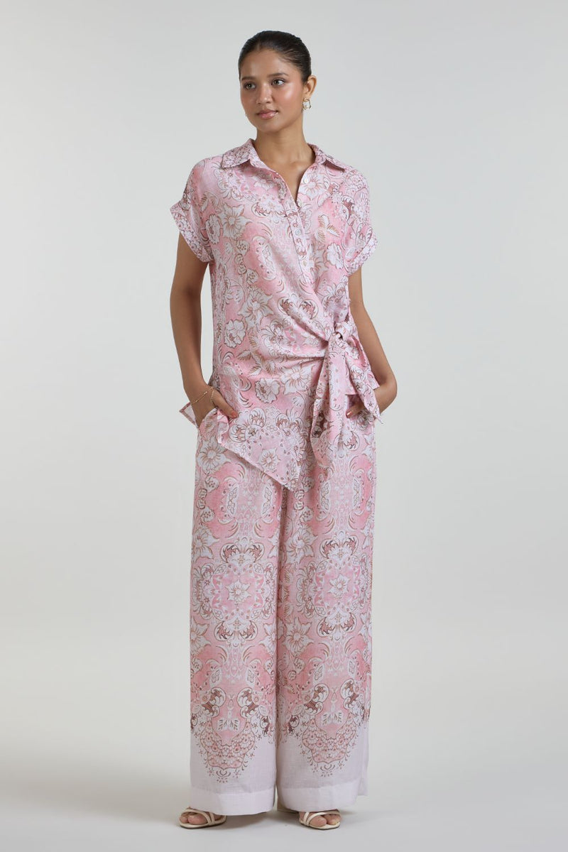 Anna Twist Co-ord linen co-ord set by SOBARIKO for women Worldwide