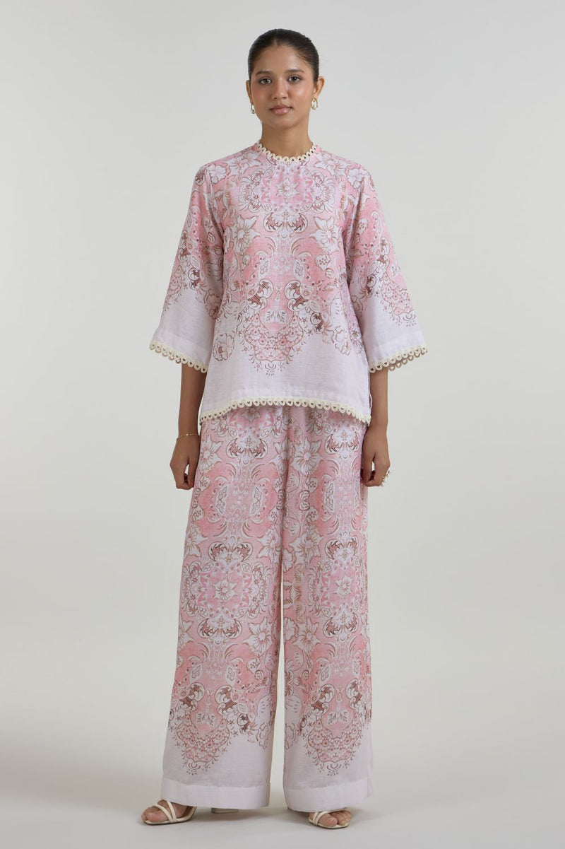 Anna Tunic set linen co-ord set by SOBARIKO for women Worldwide