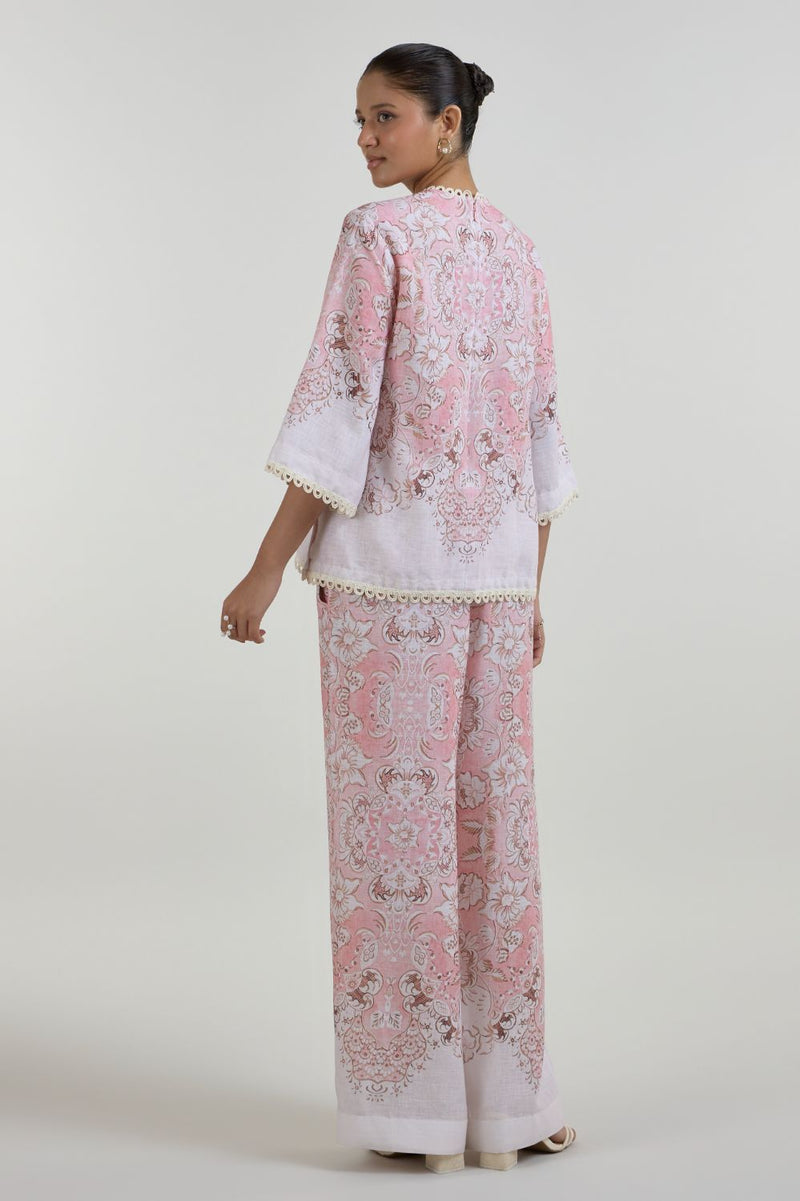 Anna Tunic set linen co-ord set by SOBARIKO for women Worldwide