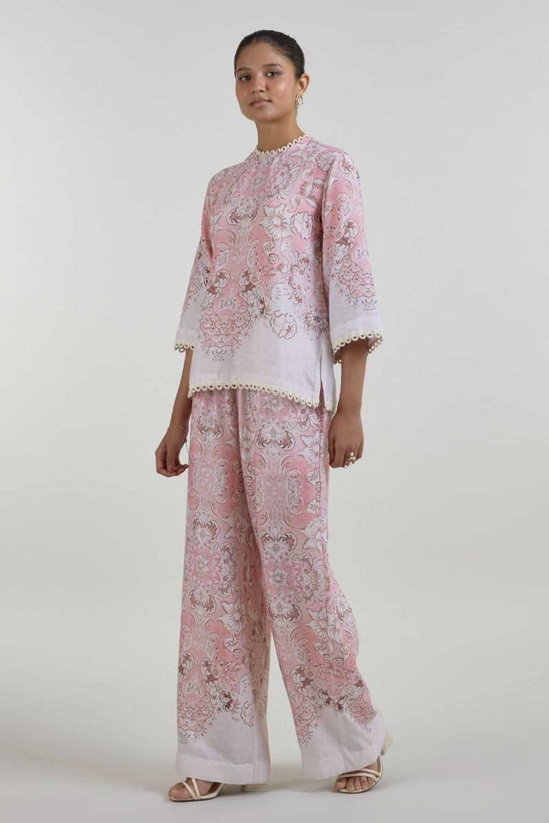 Anna Tunic set linen co-ord set by SOBARIKO for women Worldwide