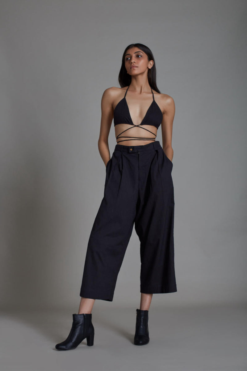 SOLITAIRE SET - BLACK Top & Tunics,Co-ord Set by Mati for women Worldwide
