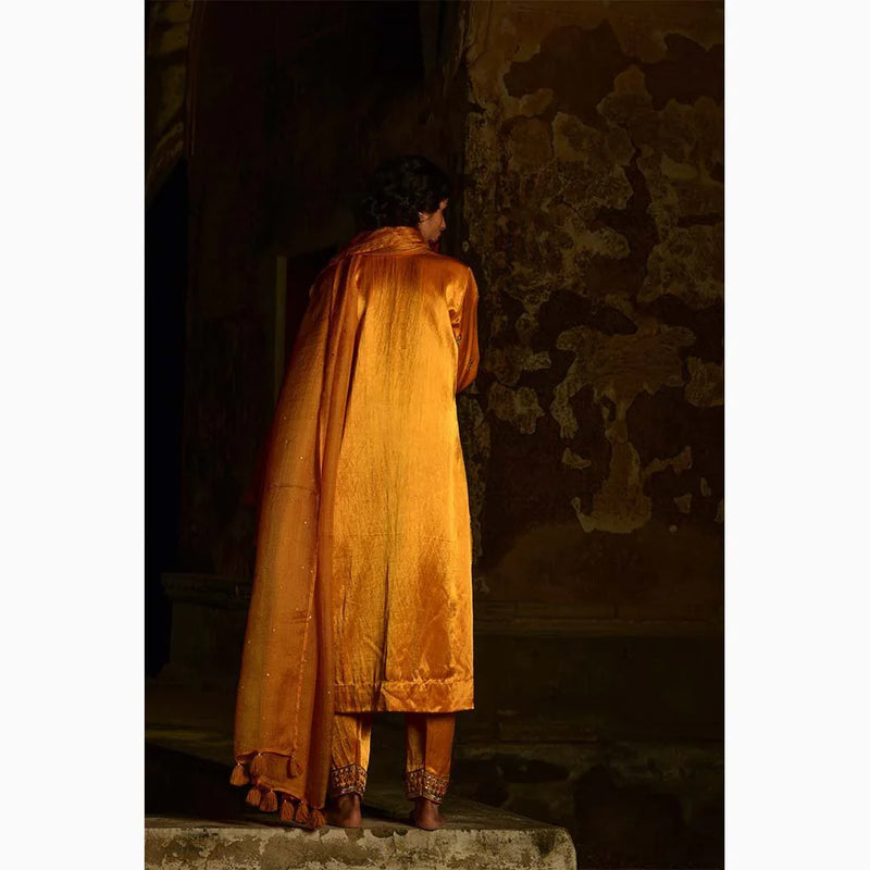 Sonaa Kurta Set by Tokree in yellow color for women Worldwide
