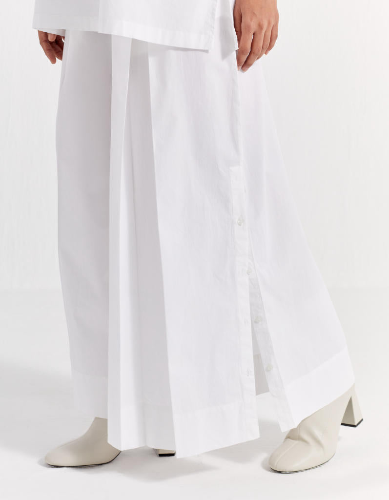 FRINGE CROP OVERLAY SHIRT - SHIRT : WHITE
OVERLAY : MINT poplin by THREE in mint color for women Worldwide