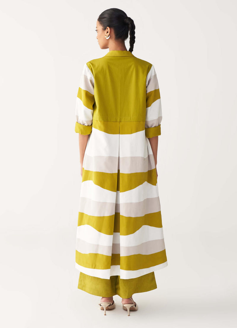 APPLIQUE JACKET-LIME by THREE for women Worldwide