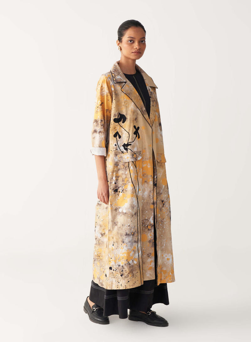 PAINTER JACKET CO-ORD-MULTICOLOR poplin by THREE in multi color for women Worldwide