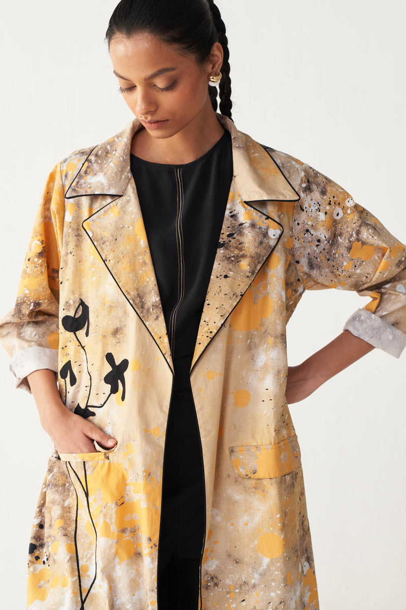 PAINTER JACKET-MULTI-COLOUR poplin by THREE in multi color for women Worldwide