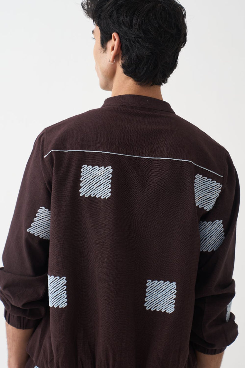 Drawstring Bottom - Dark Brown