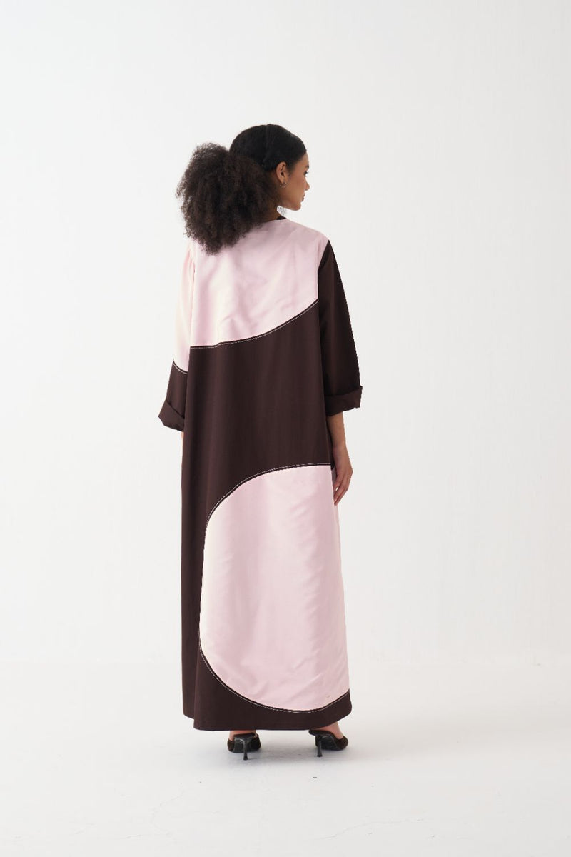 Moon Jacket poplin by THREE in brown color for women Worldwide