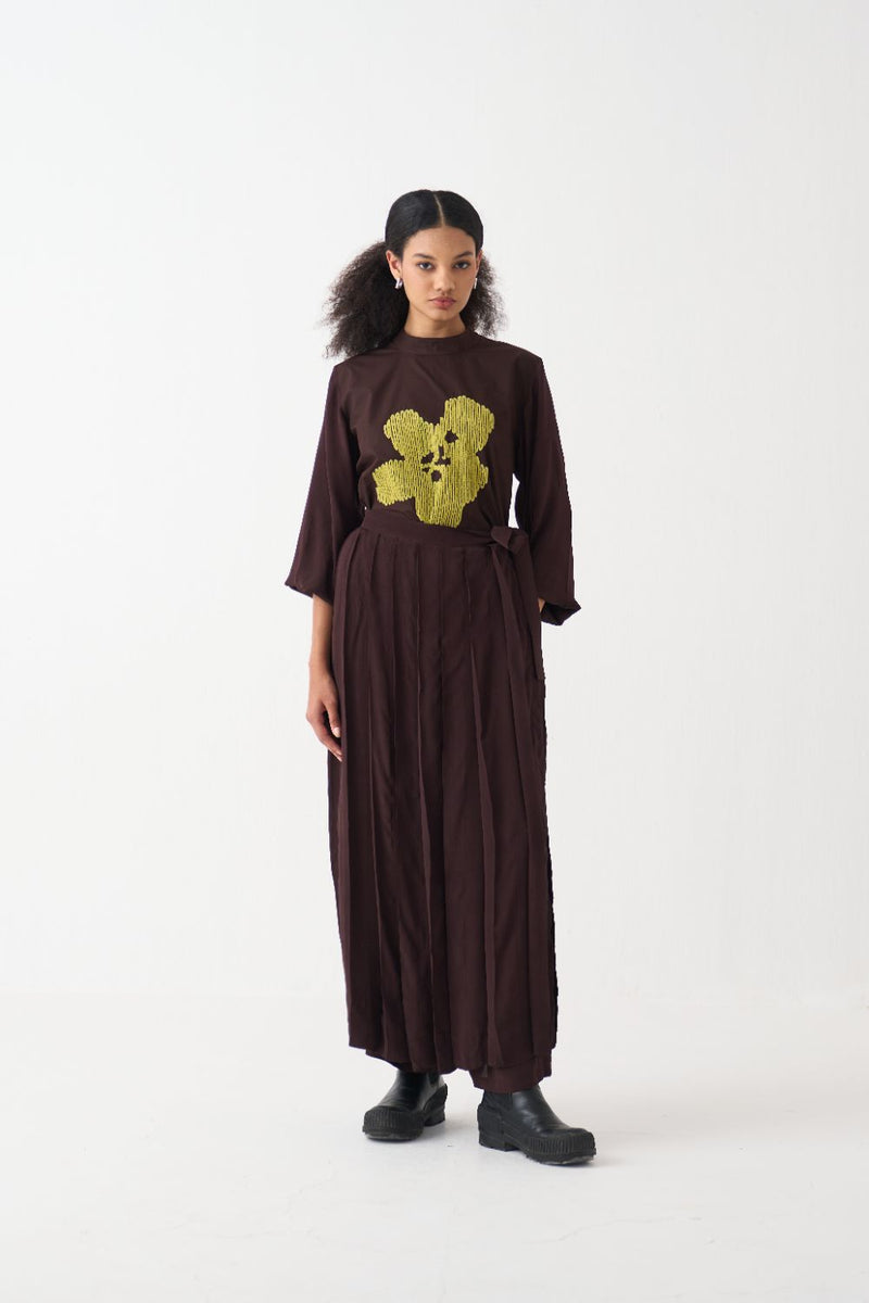 Skirt Pant by THREE in teal color for women Worldwide