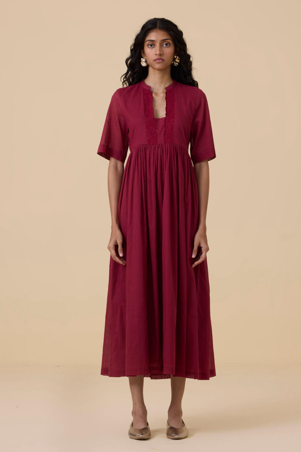 Sabah Cherry Cotton Dress